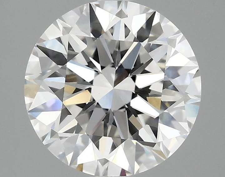 2.54 Carat Round Shaped Ideal Cut VVS2 IGI Certified Lab Grown Diamond