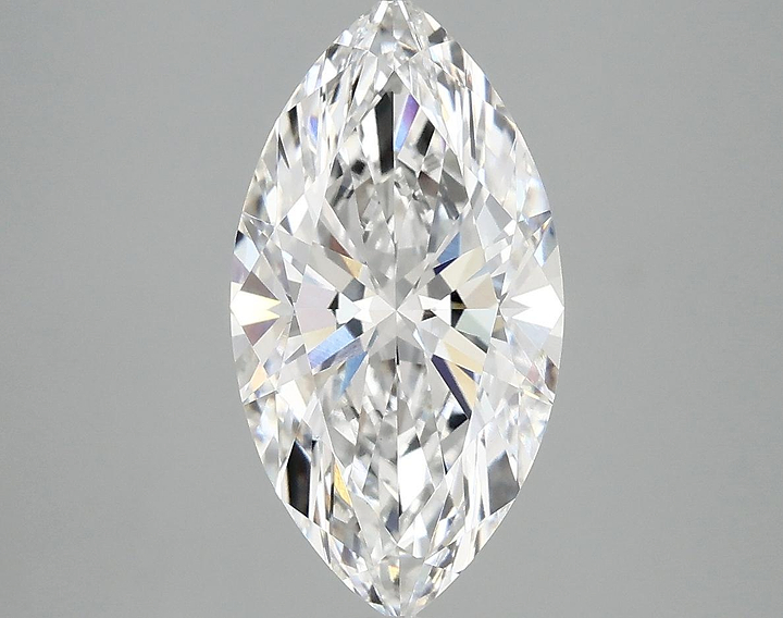 2.88 Carat Marquise Shaped Excellent Cut VS1 IGI Certified Lab Grown Diamond