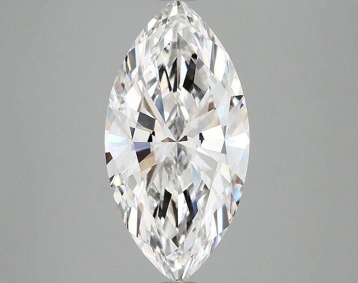 3.02 Carat Marquise Shaped Ideal Cut VVS2 IGI Certified Lab Grown Diamond