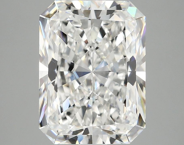 4.09 Carat Radiant Shaped Excellent Cut VVS2 IGI Certified Lab Grown Diamond