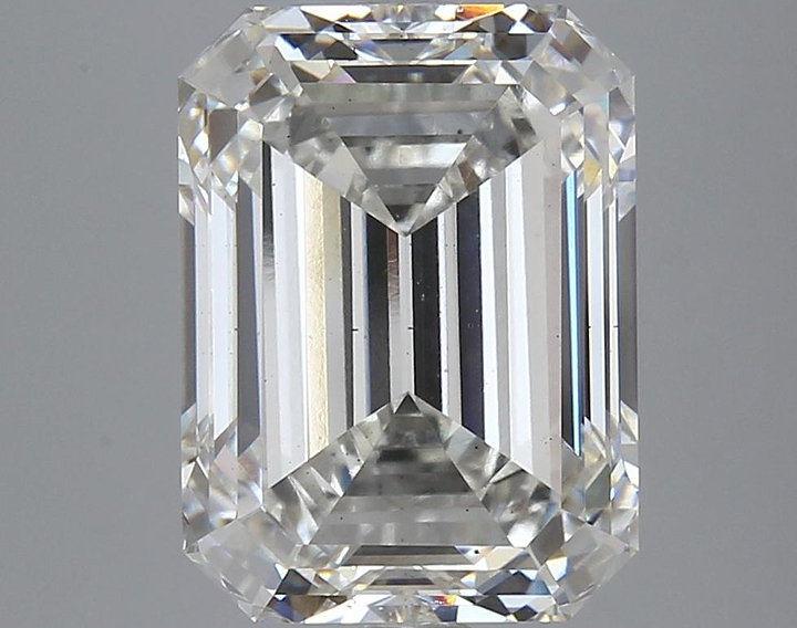 6.98 Carat Emerald Shaped Excellent Cut VS1 IGI Certified Lab Grown Diamond