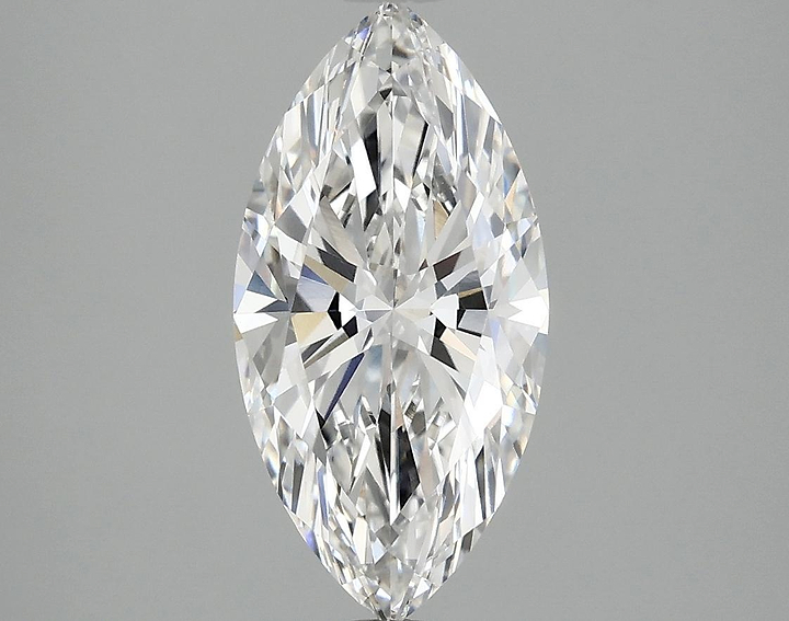 2.04 Carat Marquise Shaped Ideal Cut VVS2 IGI Certified Lab Grown Diamond