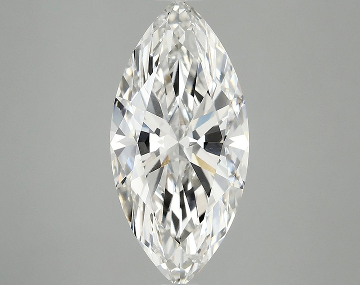 3.09 Carat Marquise Shaped Excellent Cut VVS2 IGI Certified Lab Grown Diamond