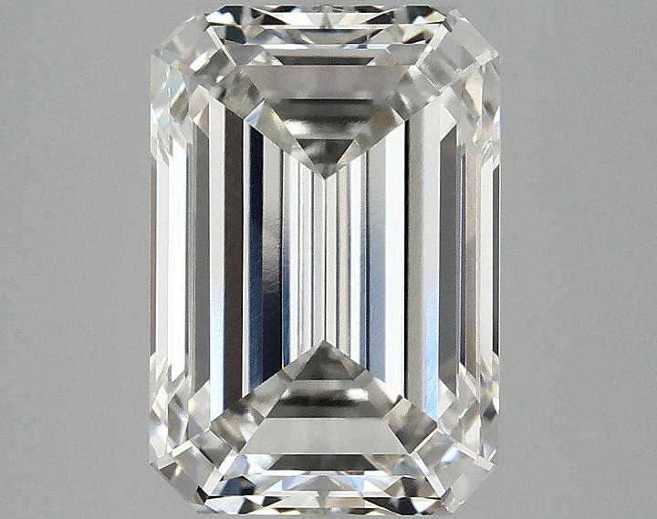 4.01 Carat Emerald Shaped Ideal Cut VVS2 IGI Certified Lab Grown Diamond