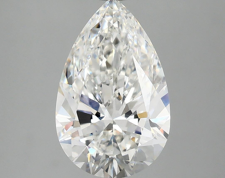 3.09 Carat Pear Shaped Ideal Cut VS1 IGI Certified Lab Grown Diamond
