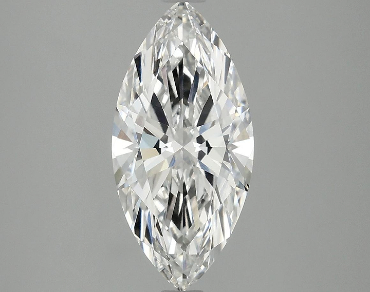 2.01 Carat Marquise Shaped Excellent Cut VVS2 IGI Certified Lab Grown Diamond