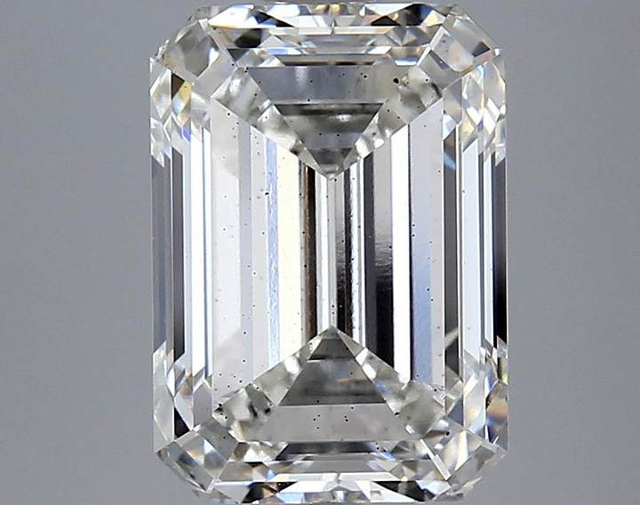 5.07 Carat Emerald Shaped Ideal Cut SI1 IGI Certified Lab Grown Diamond