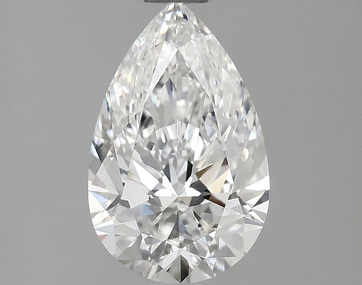 1.59 Carat Pear Shaped Ideal Cut VVS2 IGI Certified Lab Grown Diamond