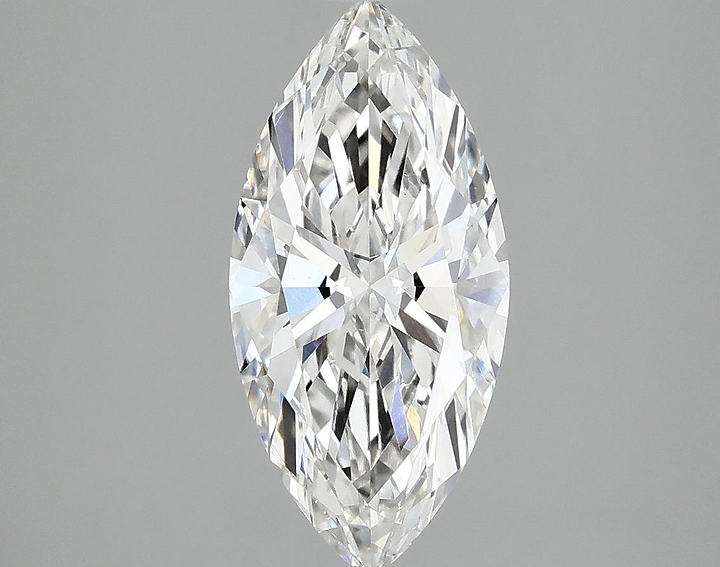 1.98 Carat Marquise Shaped Excellent Cut VVS2 IGI Certified Lab Grown Diamond