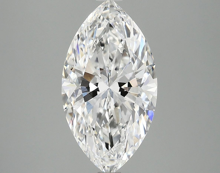 3.09 Carat Marquise Shaped Excellent Cut VVS2 IGI Certified Lab Grown Diamond
