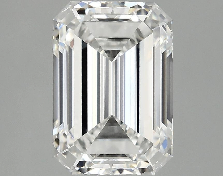 3.08 Carat Emerald Shaped Ideal Cut VS1 IGI Certified Lab Grown Diamond