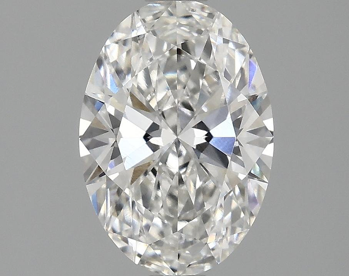 1.35 Carat Oval Shaped Ideal Cut VVS2 IGI Certified Lab Grown Diamond