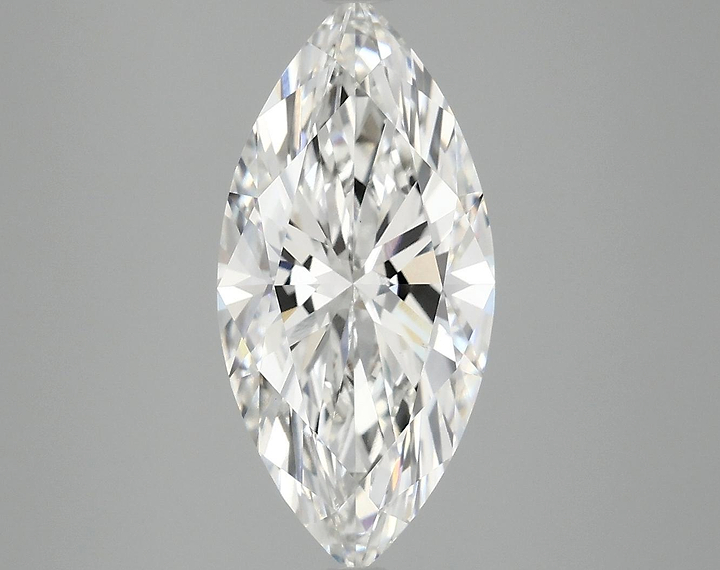 3.07 Carat Marquise Shaped Excellent Cut VVS2 IGI Certified Lab Grown Diamond
