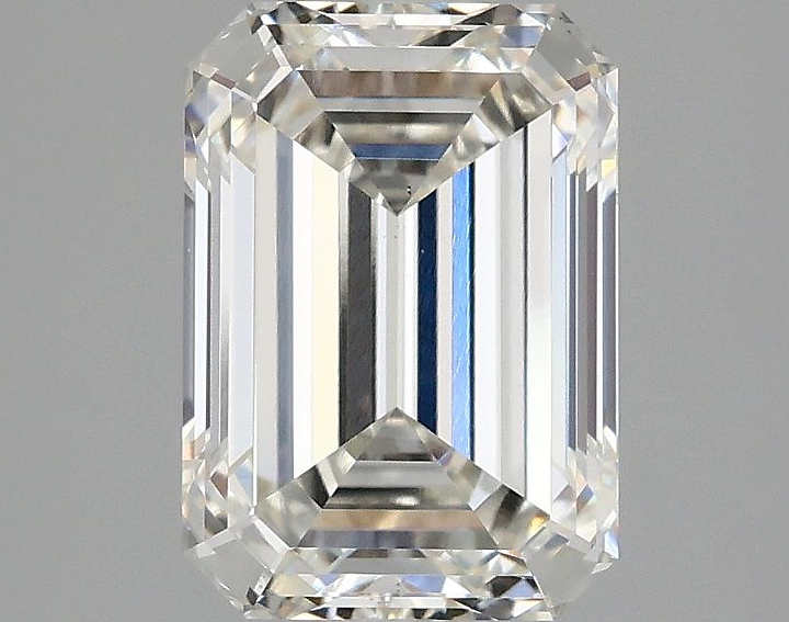 2.54 Carat Emerald Shaped Ideal Cut VS1 IGI Certified Lab Grown Diamond