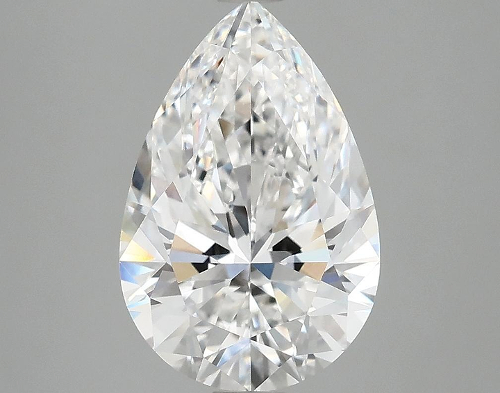 2.88 Carat Pear Shaped Excellent Cut VVS2 IGI Certified Lab Grown Diamond