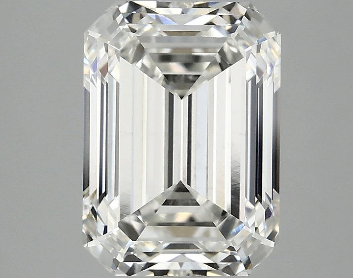3.1 Carat Emerald Shaped Ideal Cut VS1 IGI Certified Lab Grown Diamond