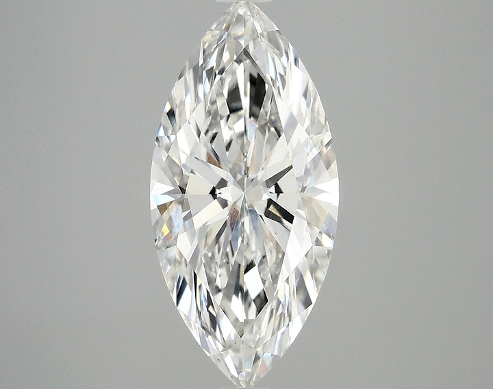 2.97 Carat Marquise Shaped Excellent Cut VVS2 IGI Certified Lab Grown Diamond