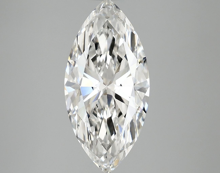 3.01 Carat Marquise Shaped Excellent Cut VVS2 IGI Certified Lab Grown Diamond