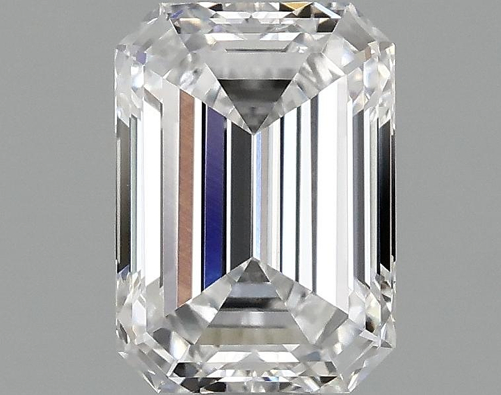 0.97 Carat Emerald Shaped Ideal Cut VVS2 IGI Certified Lab Grown Diamond