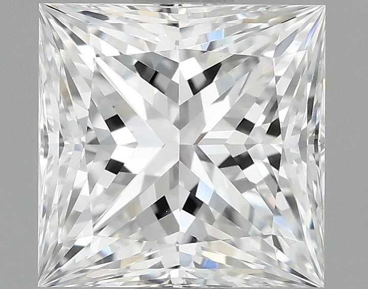 1.59 Carat Princess Shaped Ideal Cut VVS2 IGI Certified Lab Grown Diamond