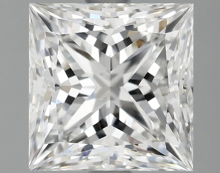 2.04 Carat Princess Shaped Ideal Cut VVS1 IGI Certified Lab Grown Diamond