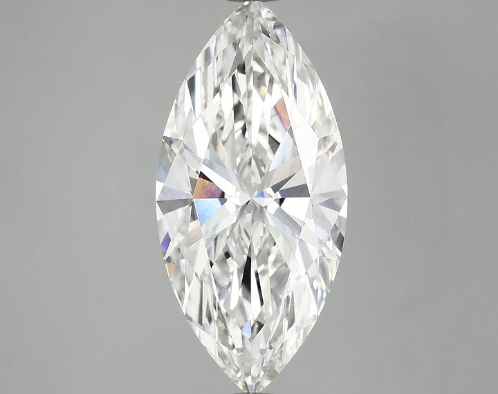 2.97 Carat Marquise Shaped Excellent Cut VVS2 IGI Certified Lab Grown Diamond