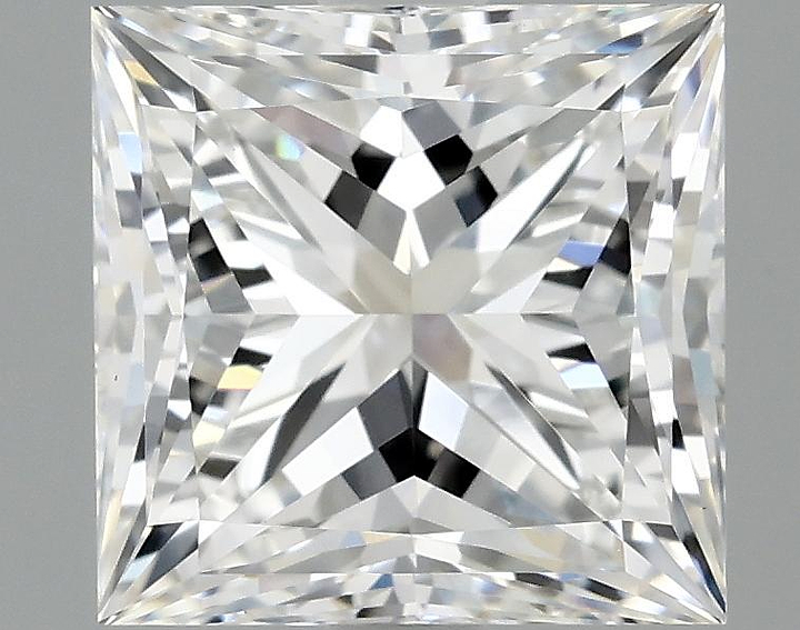 2.04 Carat Princess Shaped Ideal Cut VVS2 IGI Certified Lab Grown Diamond