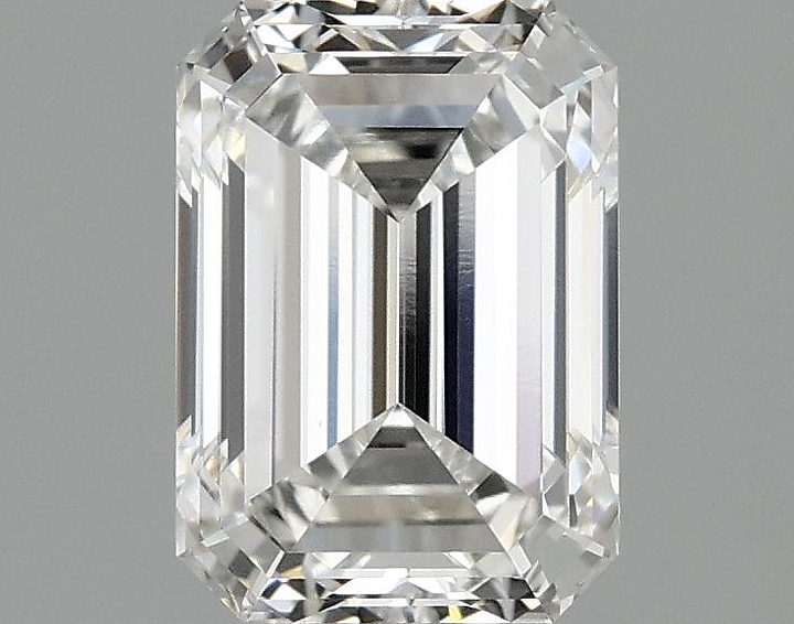 2.03 Carat Emerald Shaped Ideal Cut VVS2 IGI Certified Lab Grown Diamond