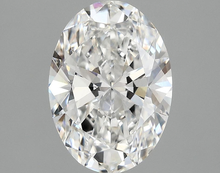 2.1 Carat Oval Shaped Ideal Cut VVS2 IGI Certified Lab Grown Diamond