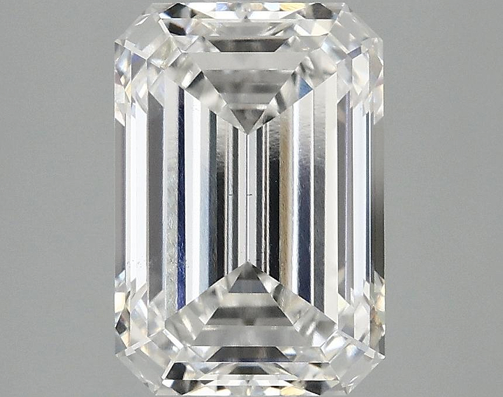 3.09 Carat Emerald Shaped Ideal Cut VS2 IGI Certified Lab Grown Diamond