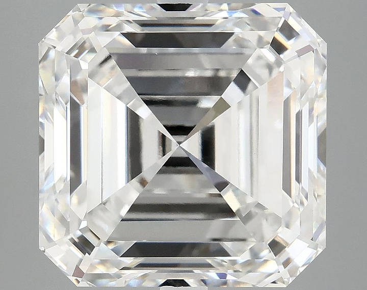 10.12 Carat Asscher Shaped Ideal Cut VVS2 IGI Certified Lab Grown Diamond
