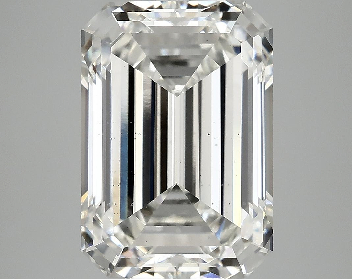 6.06 Carat Emerald Shaped Ideal Cut VS2 IGI Certified Lab Grown Diamond