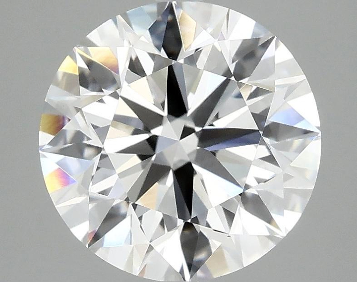 3.03 Carat Round Shaped Excellent Cut VVS2 IGI Certified Lab Grown Diamond