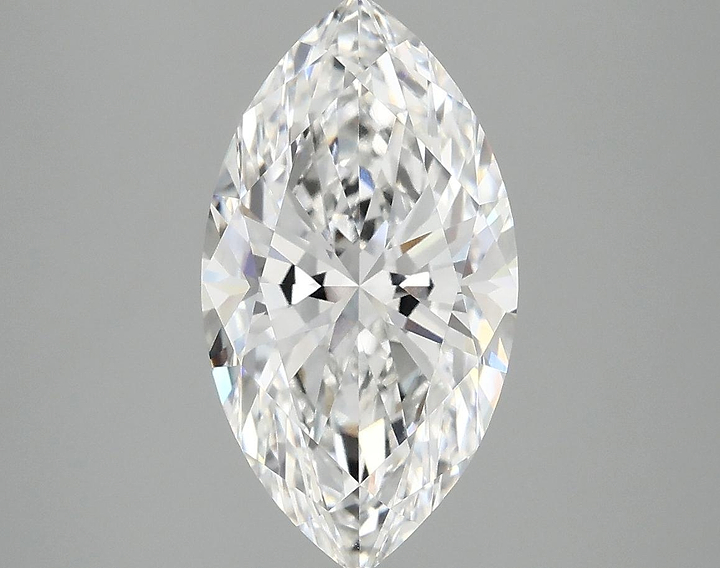 3.01 Carat Marquise Shaped Excellent Cut VVS2 IGI Certified Lab Grown Diamond
