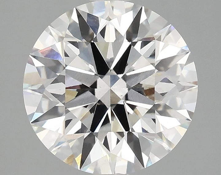 2.86 Carat Round Shaped Ideal Cut VS2 IGI Certified Lab Grown Diamond