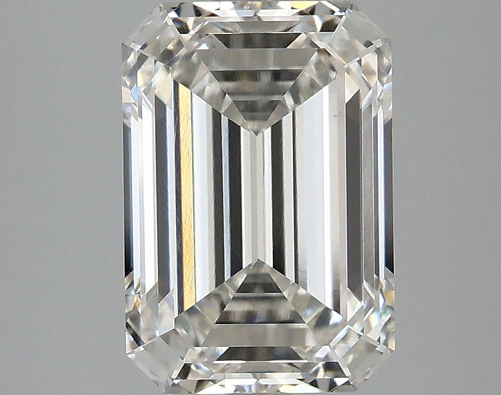 2.98 Carat Emerald Shaped Ideal Cut VS1 IGI Certified Lab Grown Diamond