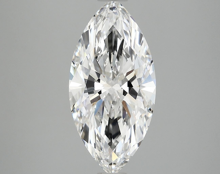 3.09 Carat Marquise Shaped Excellent Cut VVS2 IGI Certified Lab Grown Diamond