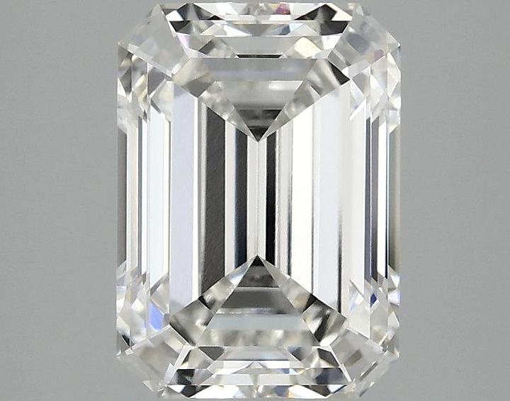 3.0 Carat Emerald Shaped Ideal Cut VVS2 IGI Certified Lab Grown Diamond