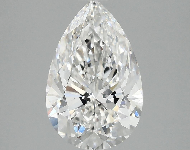 3.09 Carat Pear Shaped Ideal Cut VS1 IGI Certified Lab Grown Diamond