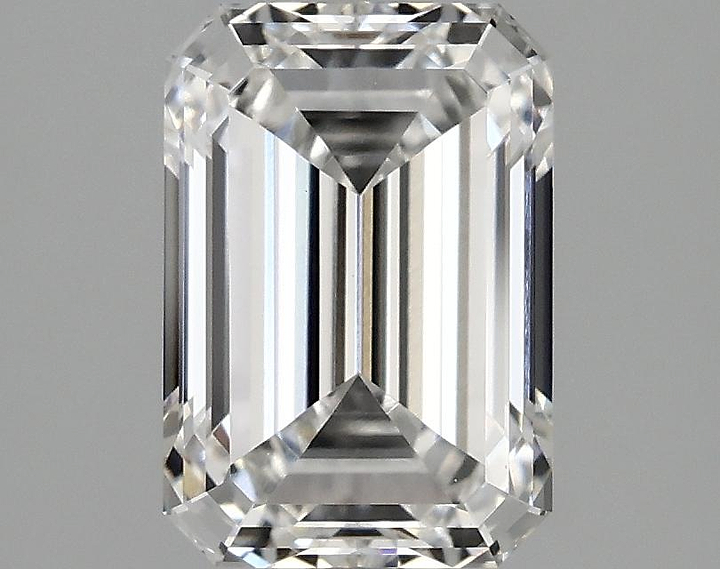 1.92 Carat Emerald Shaped Ideal Cut VVS2 IGI Certified Lab Grown Diamond