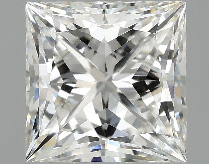2.07 Carat Princess Shaped Ideal Cut VVS2 IGI Certified Lab Grown Diamond