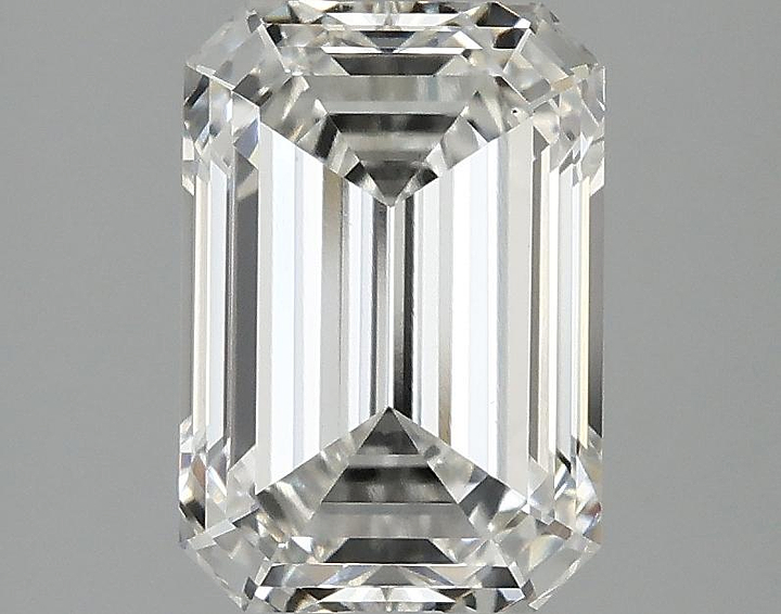 2.58 Carat Emerald Shaped Ideal Cut VS2 IGI Certified Lab Grown Diamond