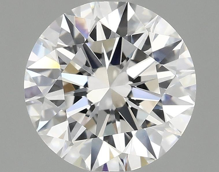 2.05 Carat Round Shaped Ideal Cut VVS2 IGI Certified Lab Grown Diamond