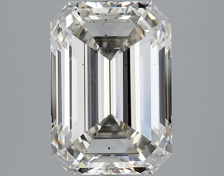 3.09 Carat Emerald Shaped Ideal Cut VS2 IGI Certified Lab Grown Diamond