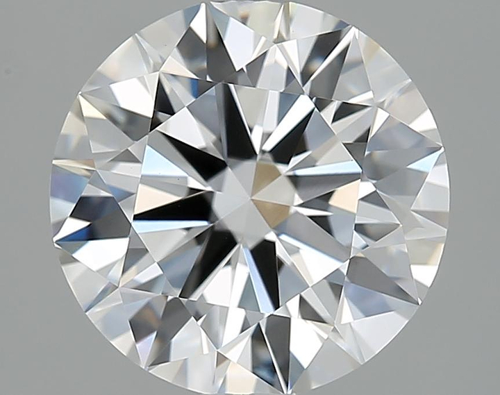 2.09 Carat Round Shaped Ideal Cut VVS2 IGI Certified Lab Grown Diamond