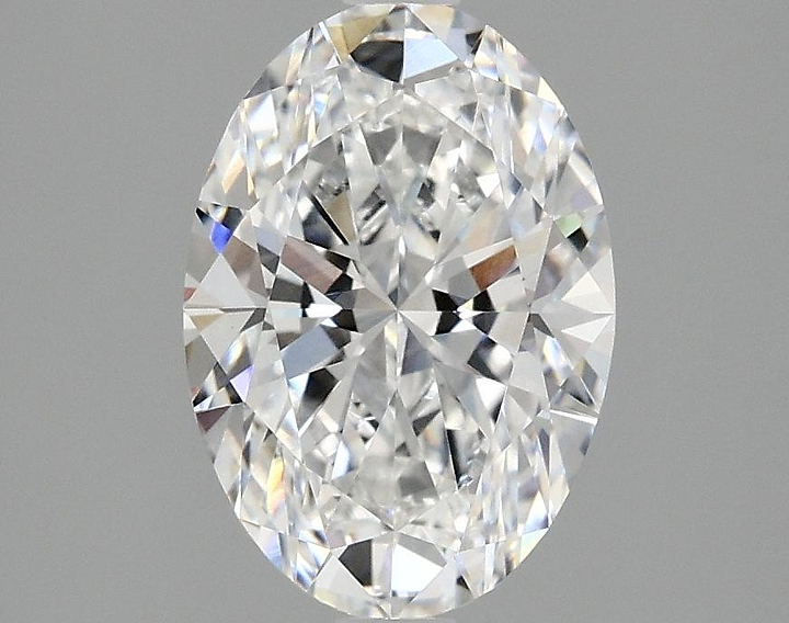 2.1 Carat Oval Shaped Ideal Cut VVS2 IGI Certified Lab Grown Diamond