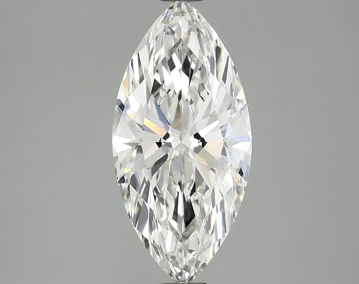 1.99 Carat Marquise Shaped Excellent Cut VVS1 IGI Certified Lab Grown Diamond