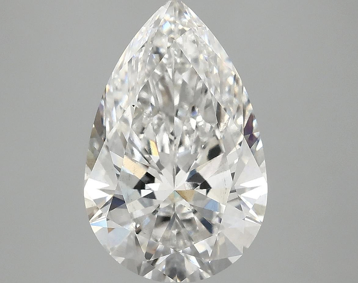 4.0 Carat Pear Shaped Ideal Cut SI1 IGI Certified Lab Grown Diamond
