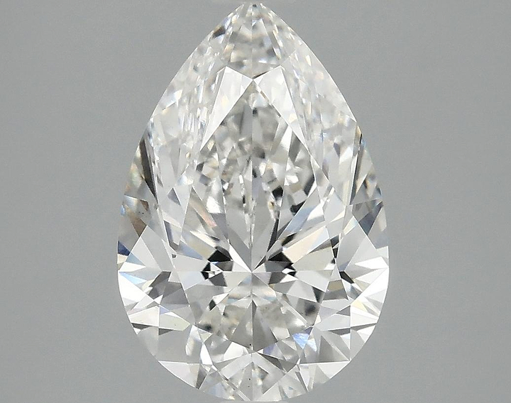 3.05 Carat Pear Shaped Excellent Cut VS1 IGI Certified Lab Grown Diamond