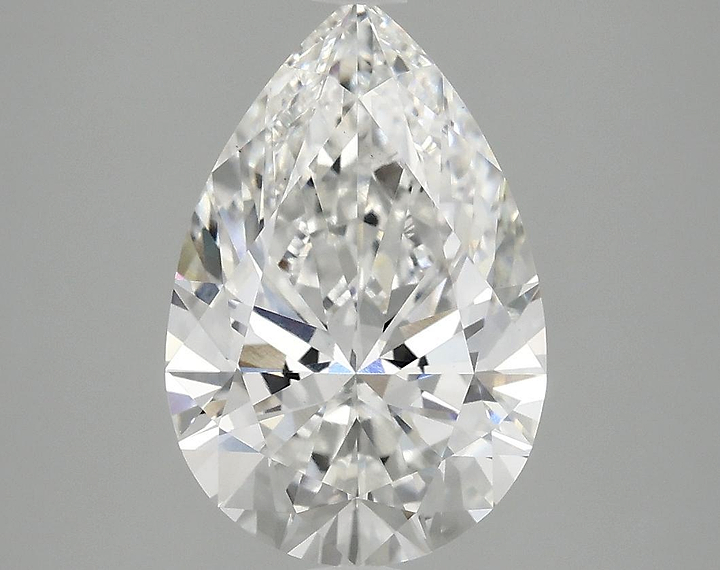 3.08 Carat Pear Shaped Excellent Cut VS1 IGI Certified Lab Grown Diamond
